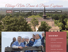 Tablet Screenshot of abbaye-echourgnac.org
